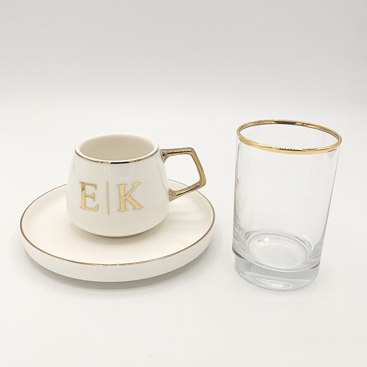 Damat Türk Kahve Fincanı türkische Kaffeetasse personalisiert für Bräutigam