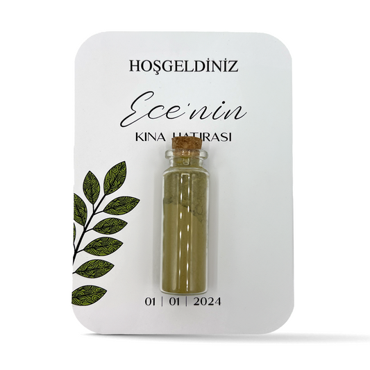 Henna Tischkarte
