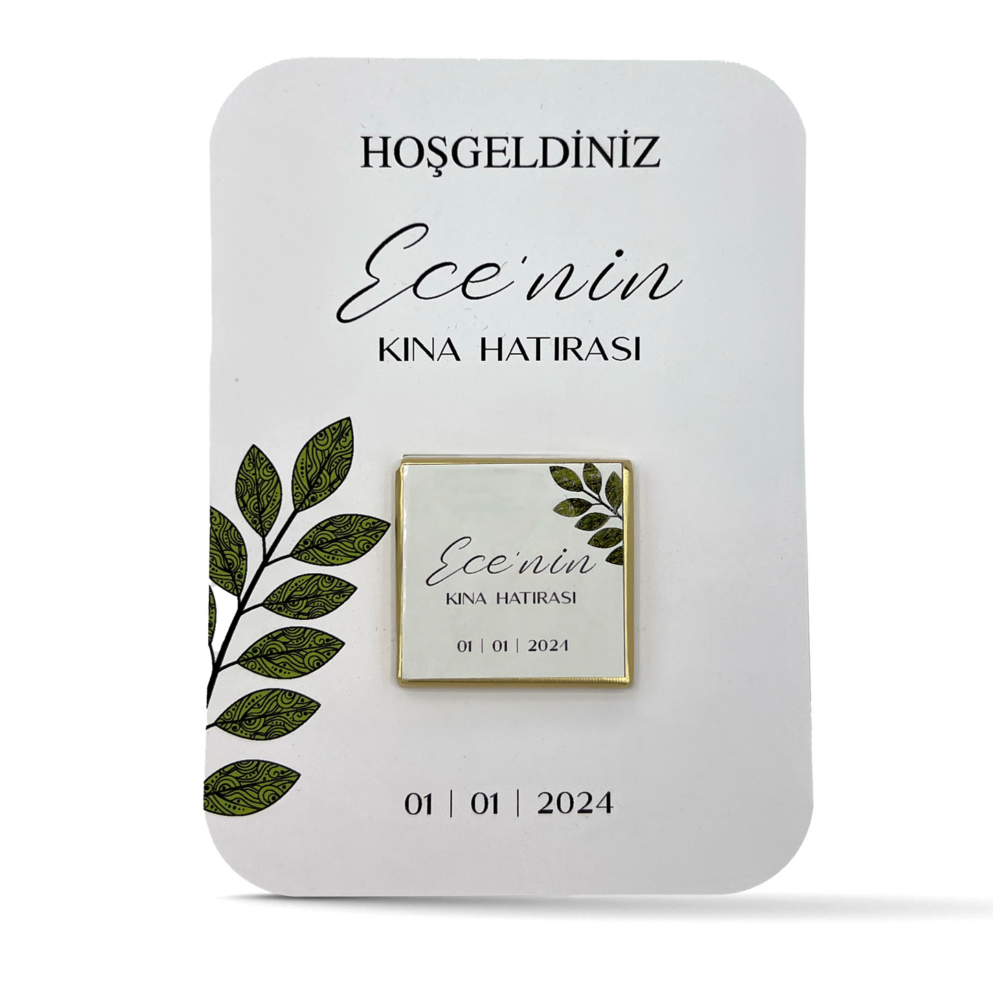 Henna Tischkarte
